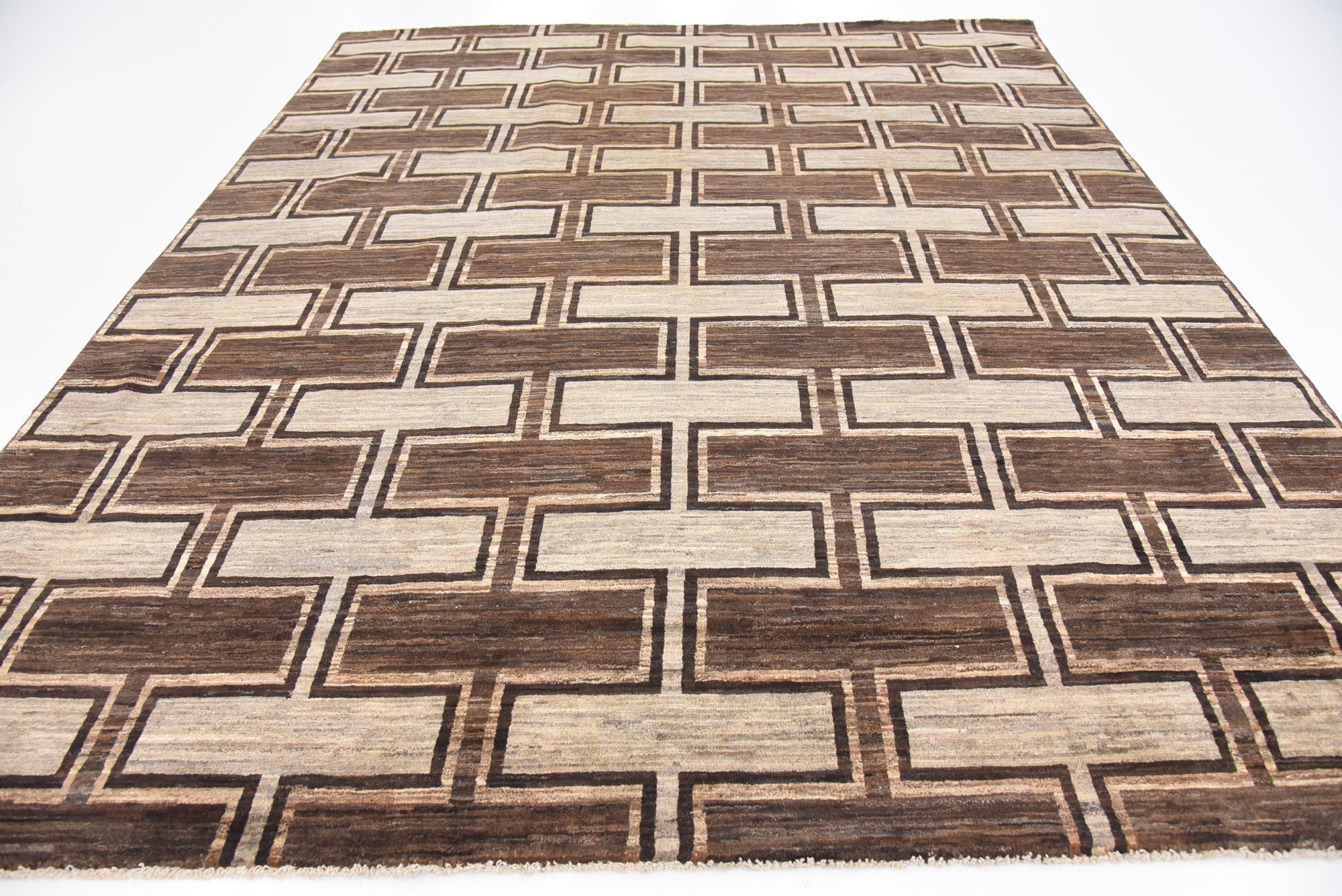 8' 3 x 9' 10 Hand Knotted Modern Ziegler Rug
