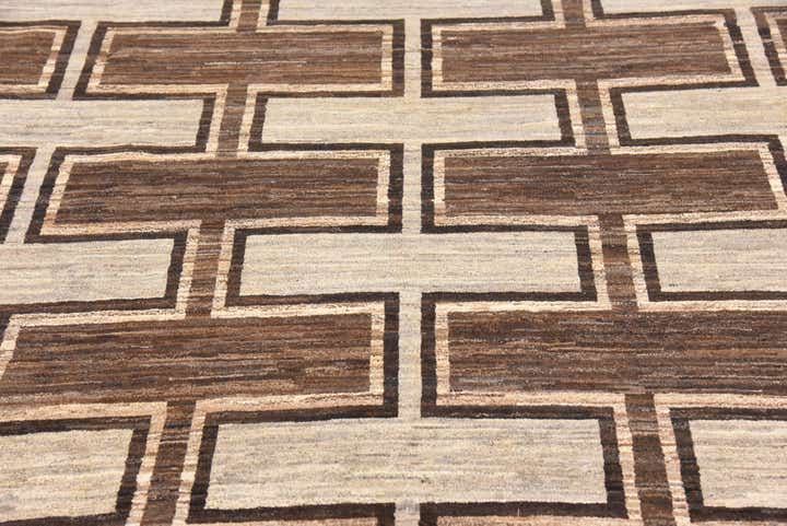 8' 3 x 9' 10 Hand Knotted Modern Ziegler Rug
