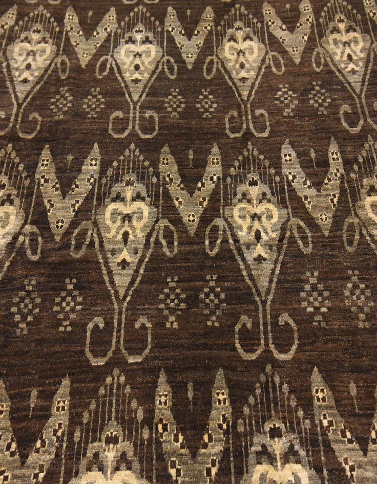 Detail image of 8' 2 x 9' 9 Hand Knotted Modern Ziegler Rug