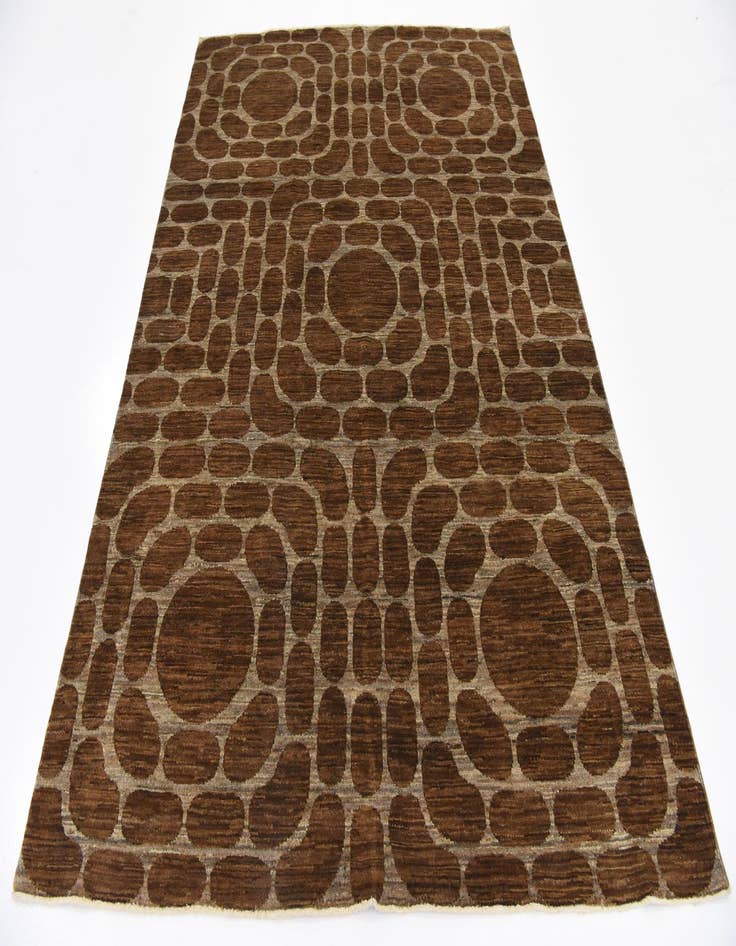 Detail image of 5' 8 x 8' Hand Knotted Modern Ziegler Oriental Rug