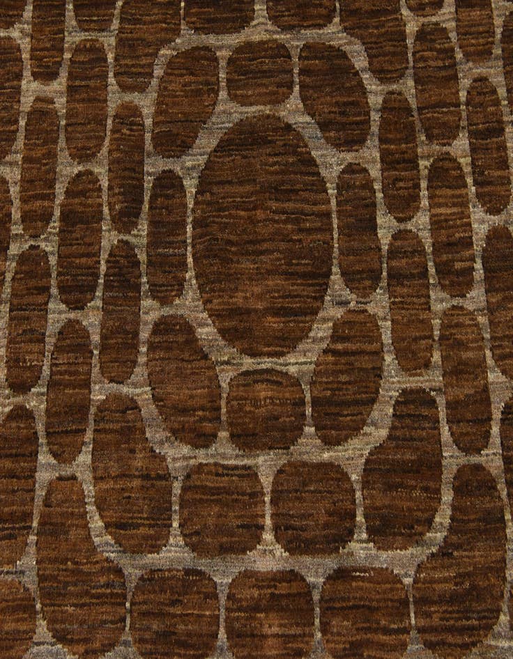 Detail image of 5' 8 x 8' Hand Knotted Modern Ziegler Oriental Rug