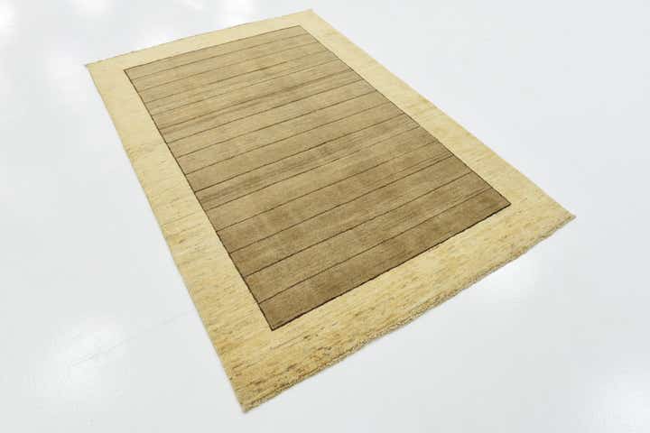 4' x 5' 10 Hand Knotted Modern Ziegler Oriental Rug