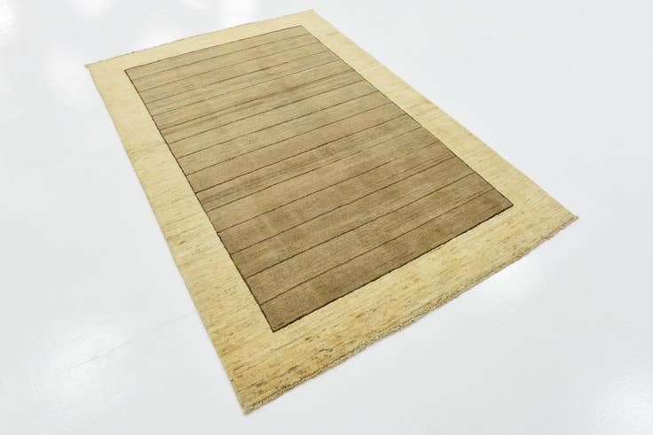 Detail image of 4' x 5' 10 Hand Knotted Modern Ziegler Oriental Rug