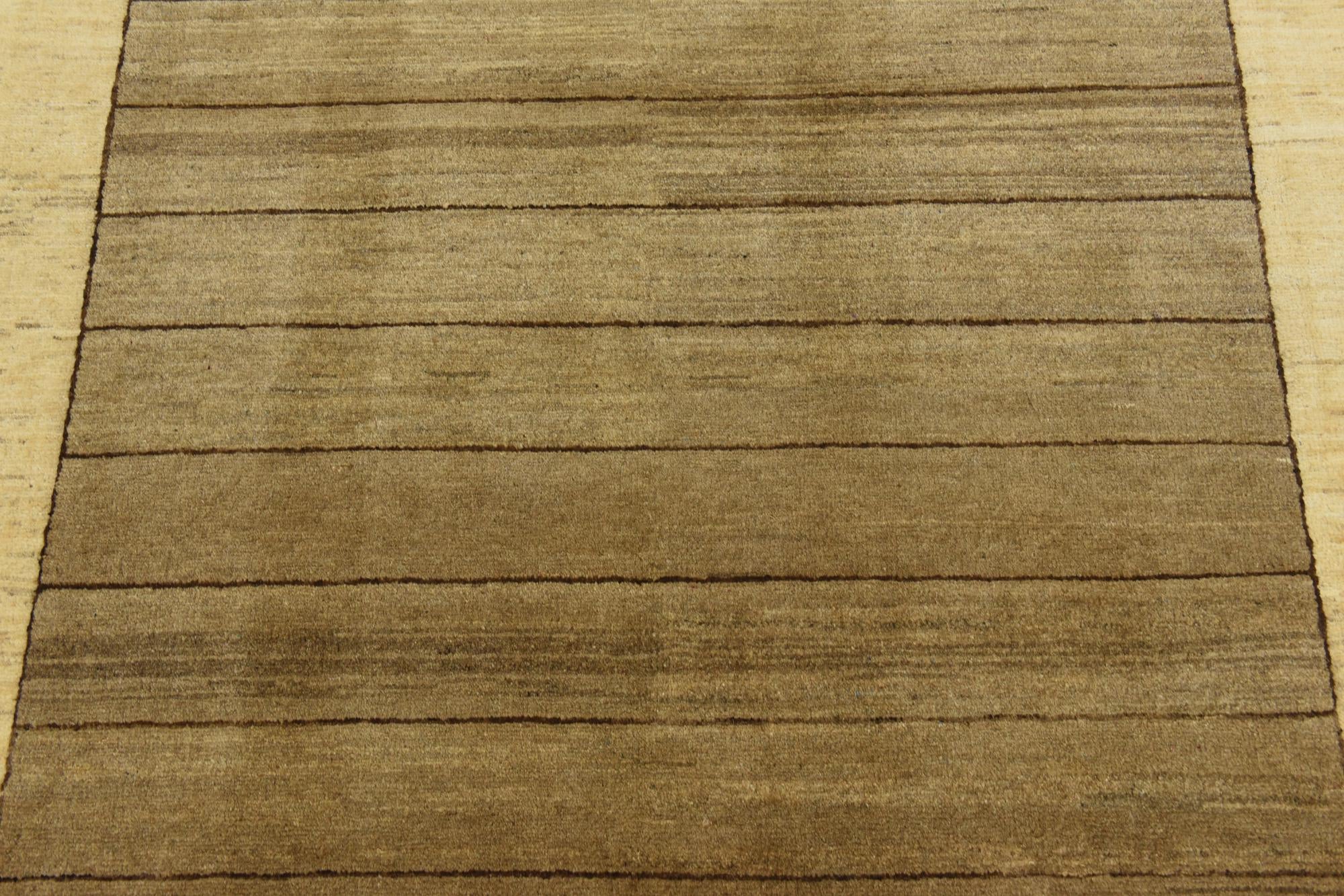 4' x 5' 10 Hand Knotted Modern Ziegler Oriental Rug