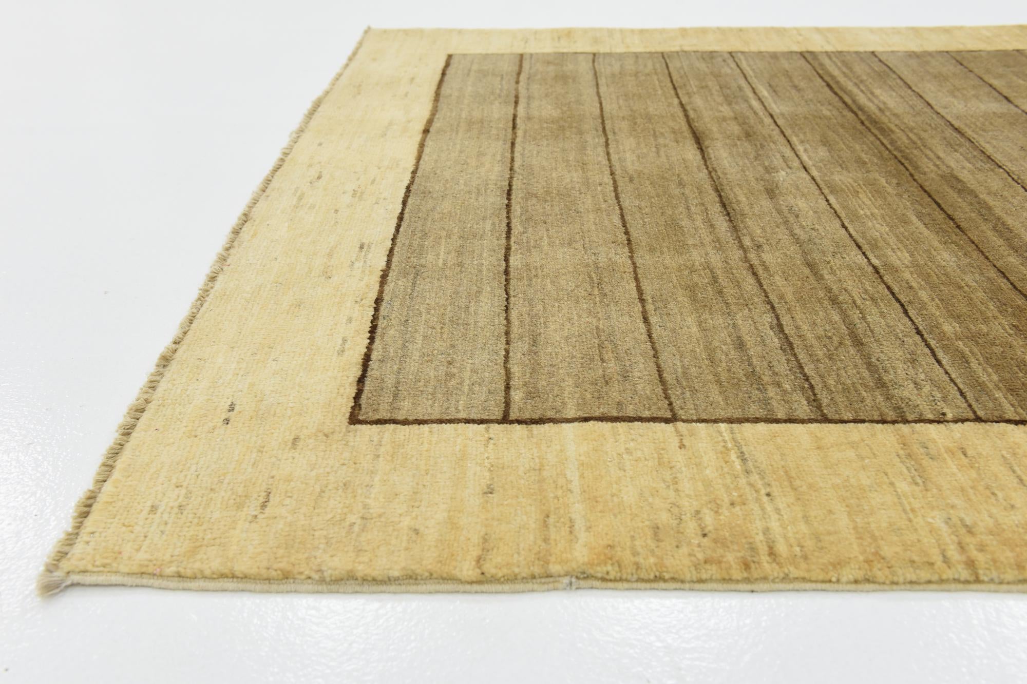4' x 5' 10 Hand Knotted Modern Ziegler Oriental Rug