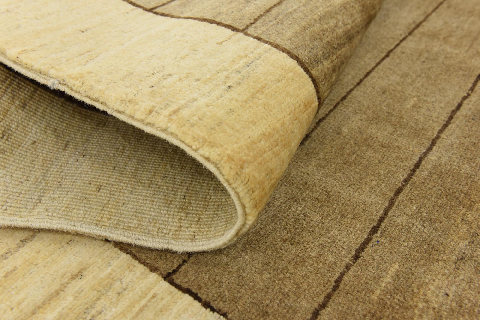 4' x 5' 10 Hand Knotted Modern Ziegler Oriental Rug