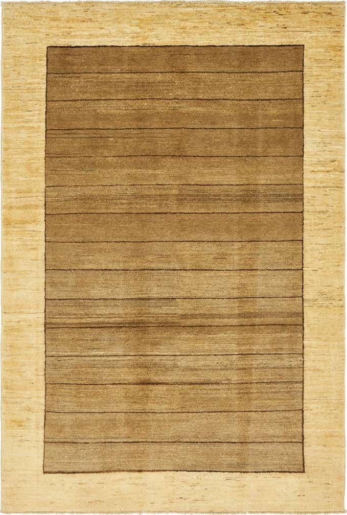 4' x 5' 10 Hand Knotted Modern Ziegler Oriental Rug