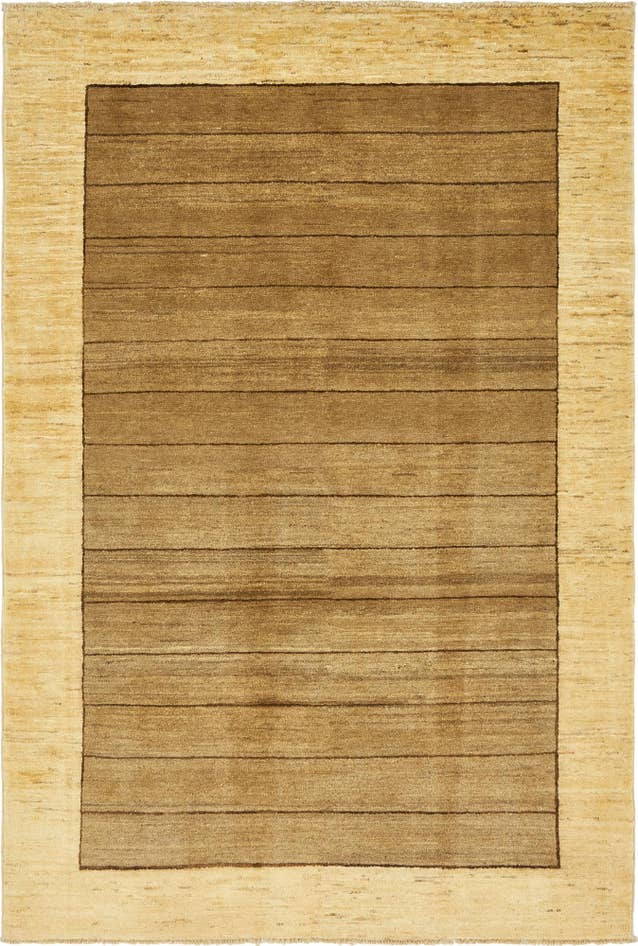 Detail image of 4' x 5' 10 Hand Knotted Modern Ziegler Oriental Rug