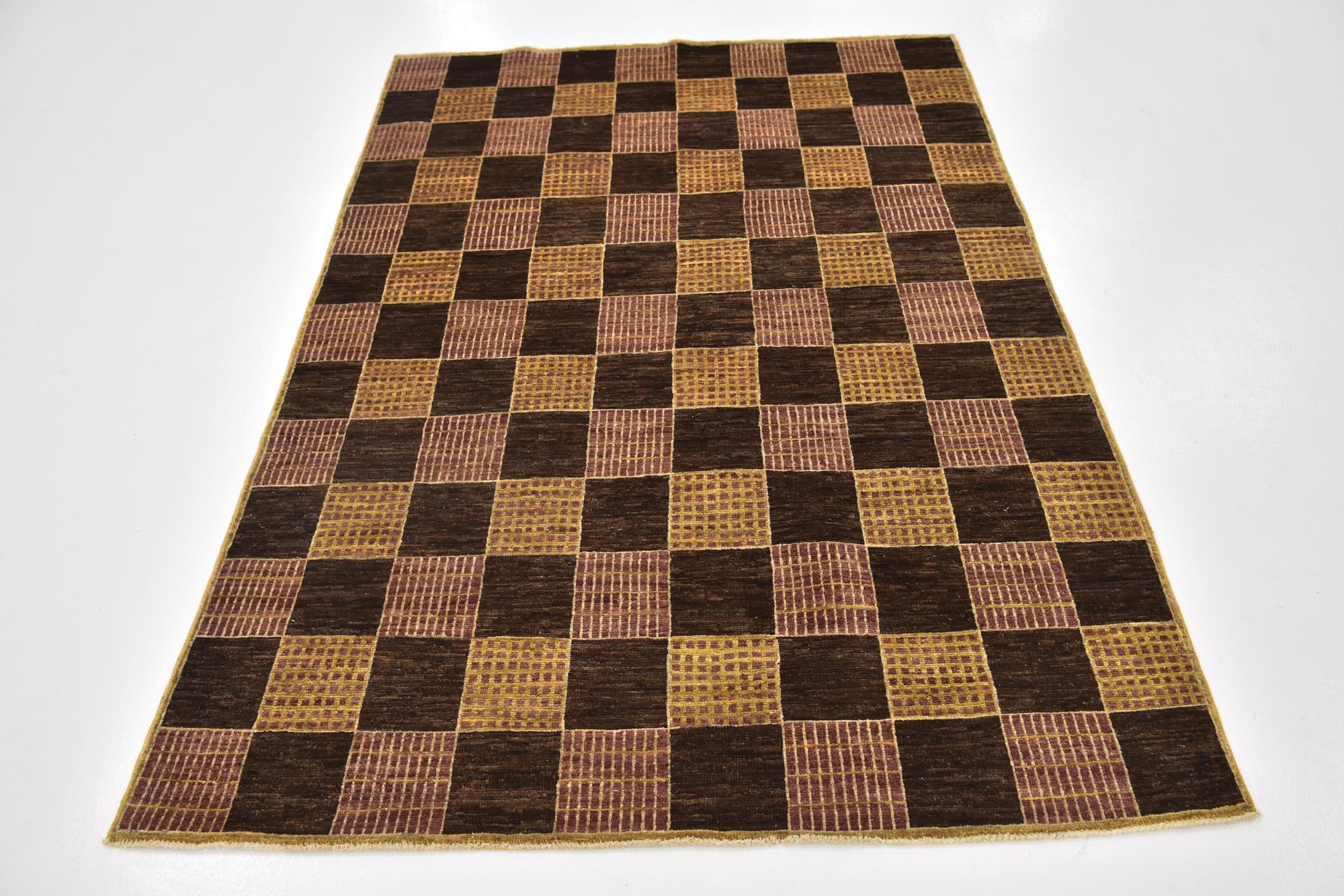 4' 8 x 6' 6 Hand Knotted Modern Ziegler Oriental Rug