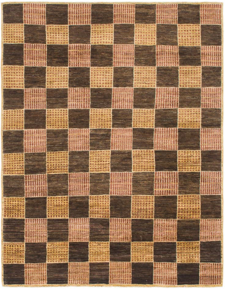 Detail image of 4' 8 x 6' 6 Hand Knotted Modern Ziegler Oriental Rug