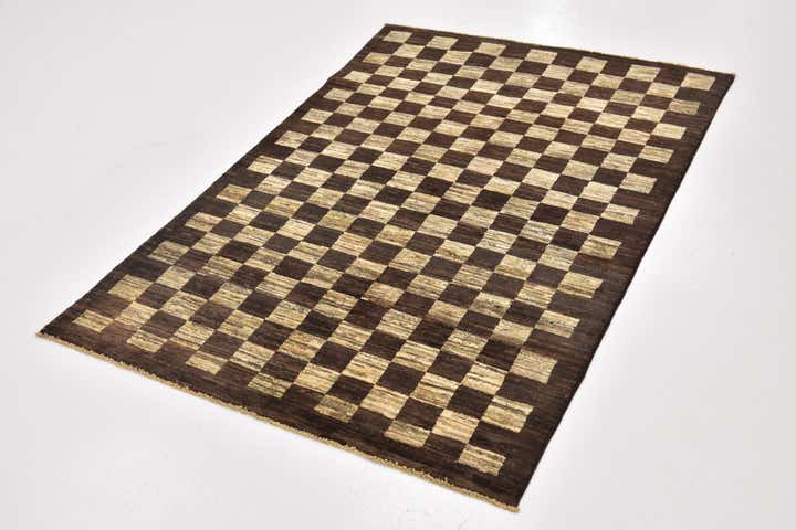 3' 10 x 5' 10 Hand Knotted Modern Ziegler Rug