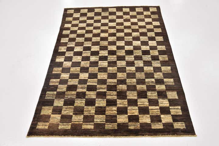 3' 10 x 5' 10 Hand Knotted Modern Ziegler Rug