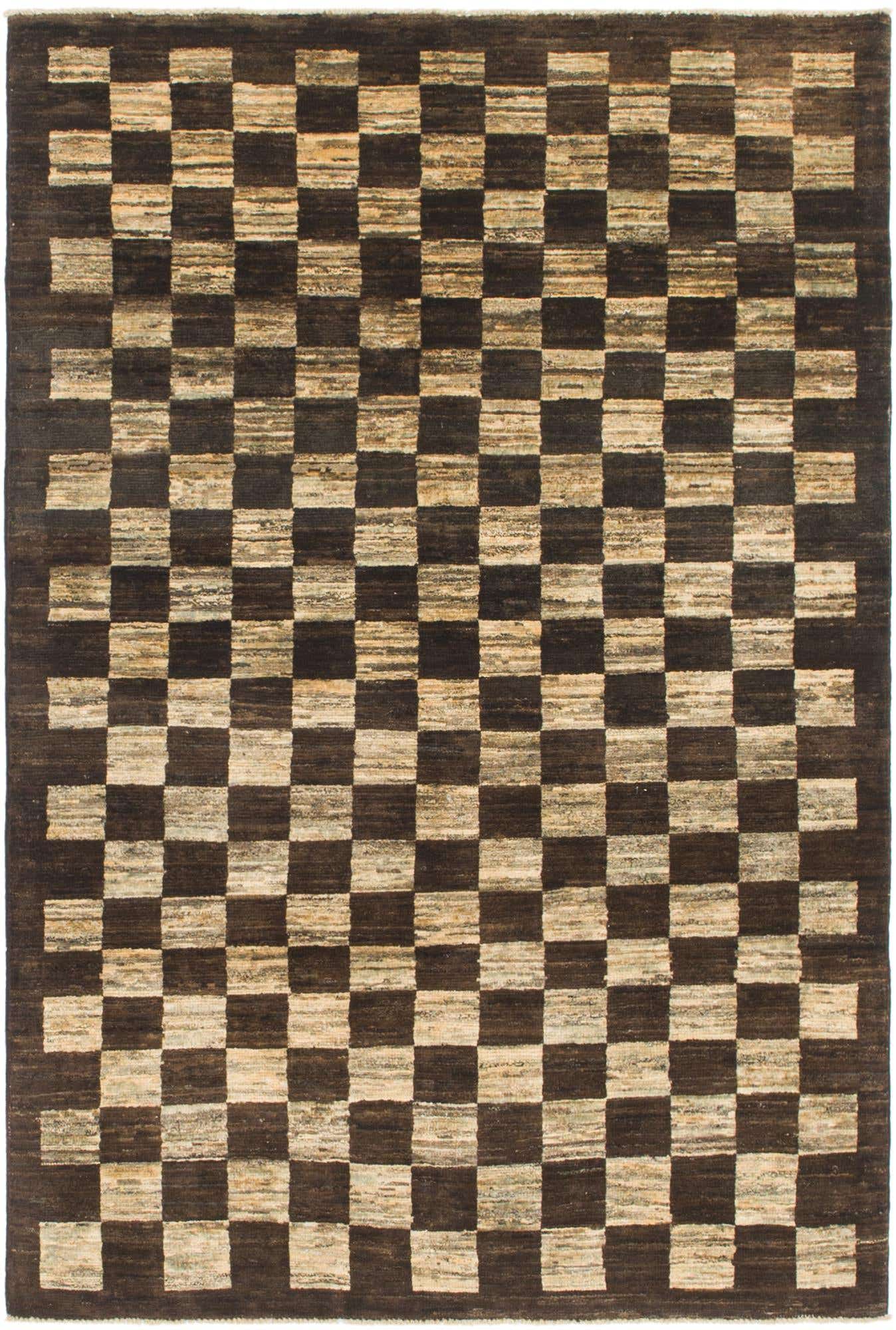 3' 10 x 5' 10 Hand Knotted Modern Ziegler Rug