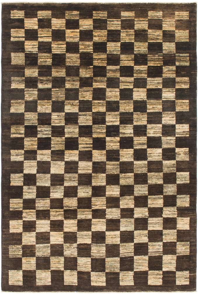 3' 10 x 5' 10 Hand Knotted Modern Ziegler Rug