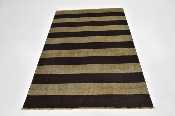 3' 10 x 5' 10 Hand Knotted Modern Ziegler Rug
