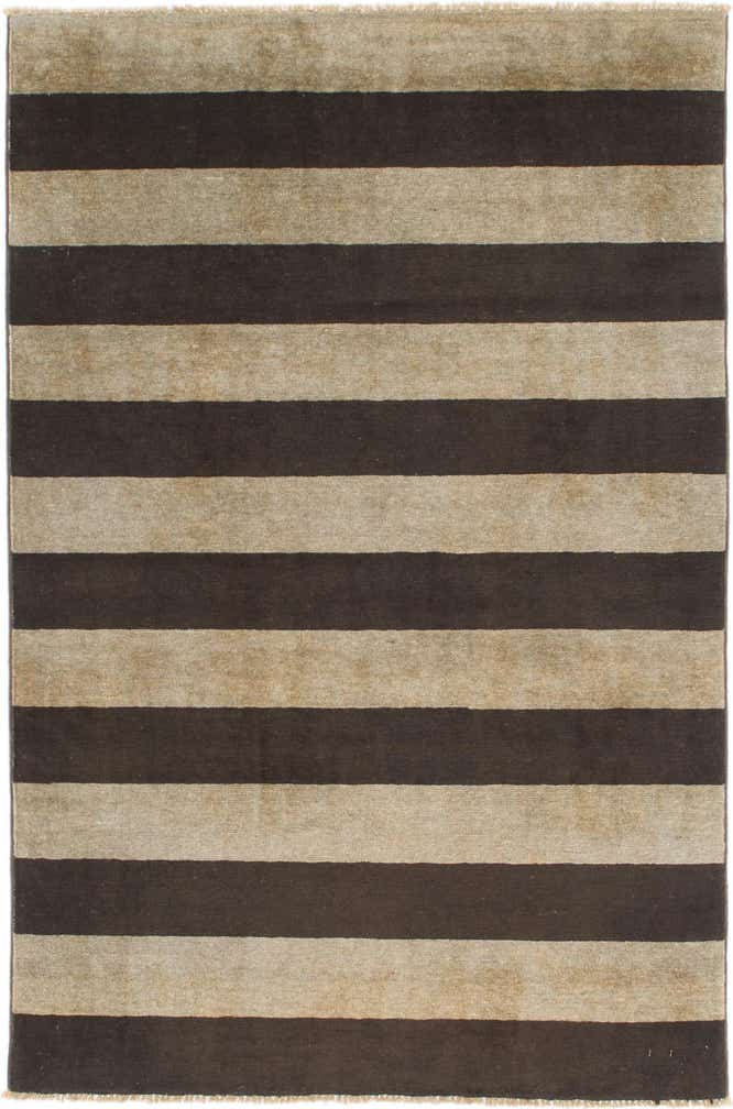 3' 10 x 5' 10 Hand Knotted Modern Ziegler Rug
