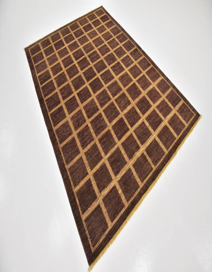 Detail image of 5' 9 x 8'  Hand Knotted Modern Ziegler Rug