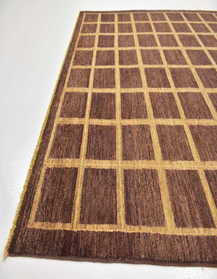 Detail image of 5' 9 x 8'  Hand Knotted Modern Ziegler Rug