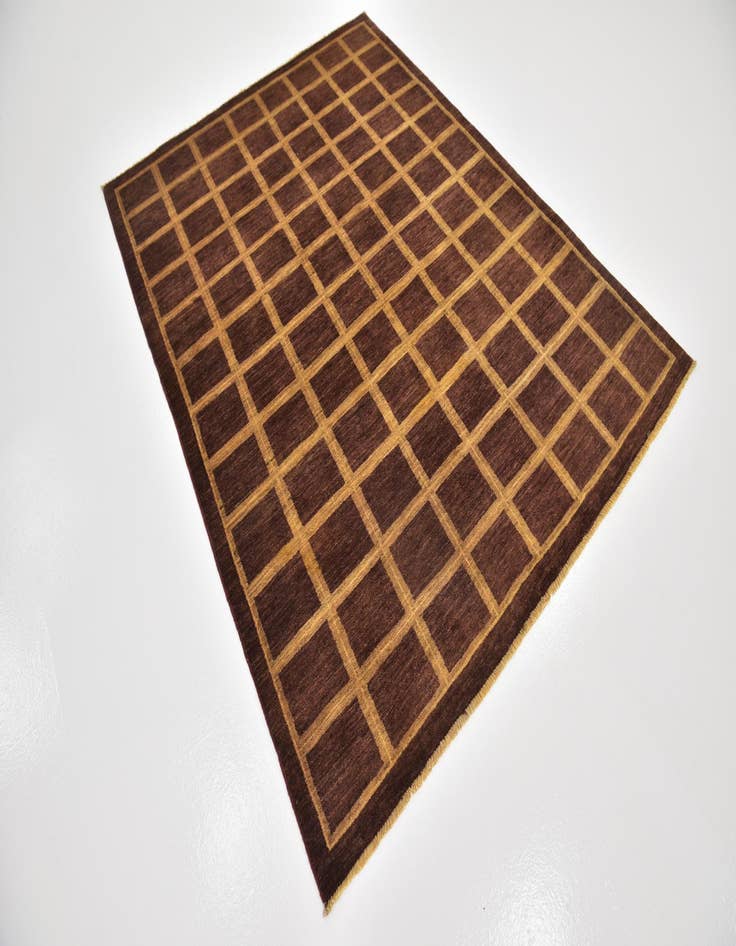 Detail image of 5' 4 x 7'  Hand Knotted Modern Ziegler Rug