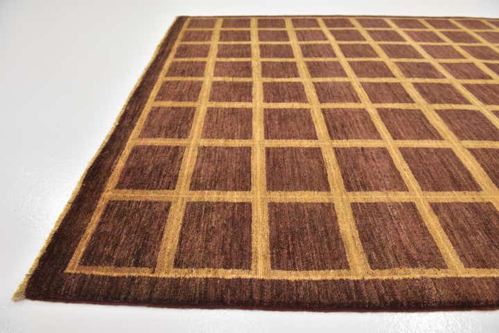5' 4 x 7' Hand Knotted Modern Ziegler Rug