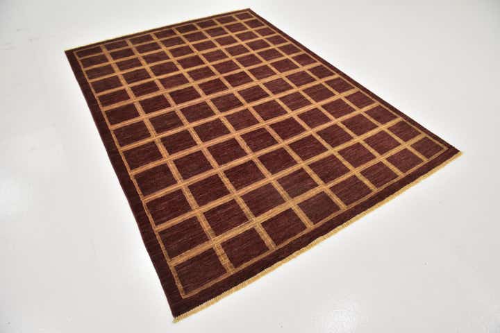 5' 7 x 7' 8 Hand Knotted Modern Ziegler Rug