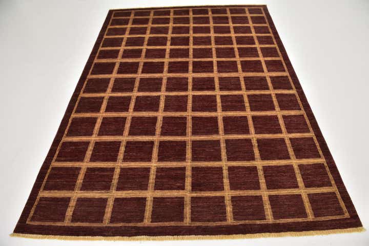 5' 7 x 7' 8 Hand Knotted Modern Ziegler Rug