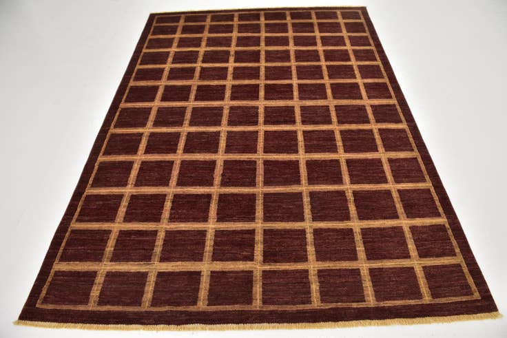 Detail image of 5' 7 x 7' 8 Hand Knotted Modern Ziegler Rug