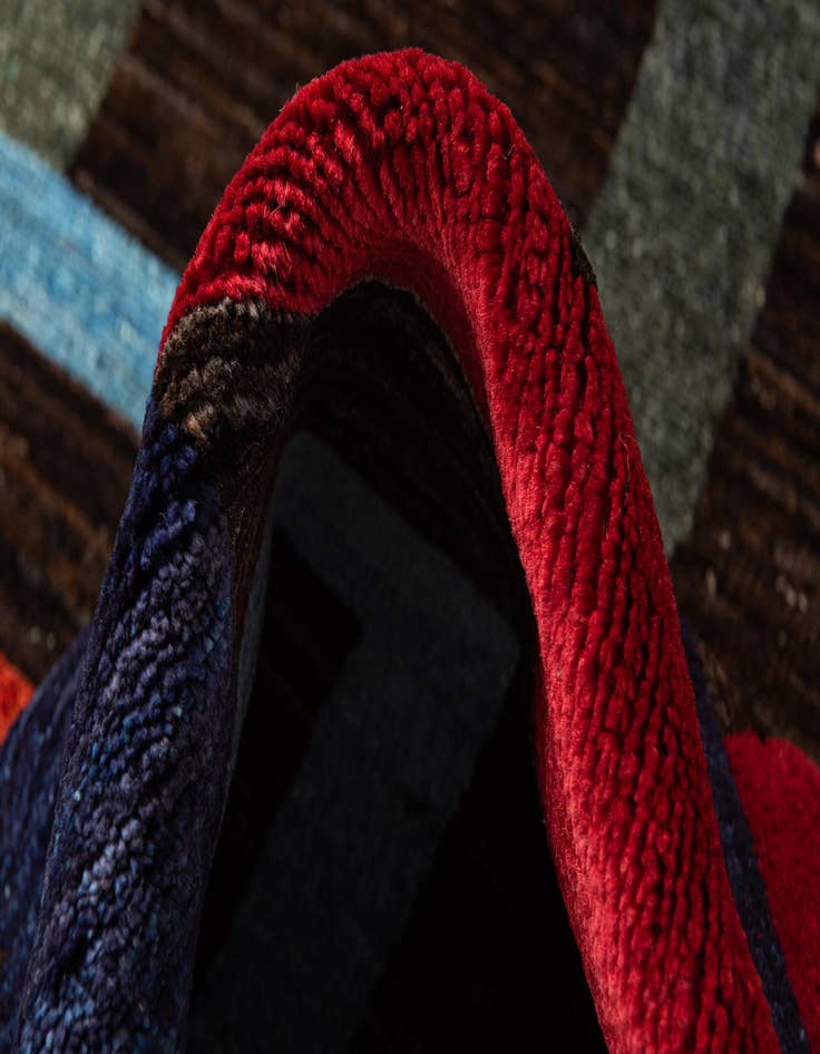 Detail image of 5' 1 x 6' 8  Hand Knotted Modern Ziegler Wool Rug