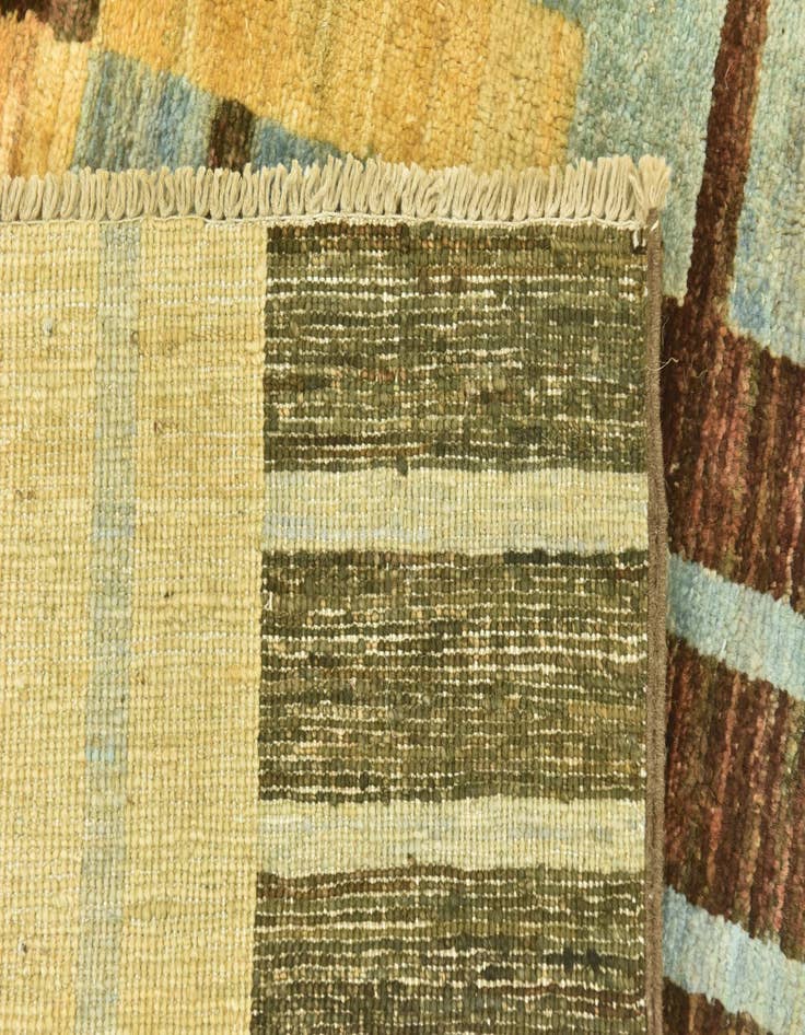 Detail image of 8' x 9' 7  Hand Knotted Modern Ziegler Rug