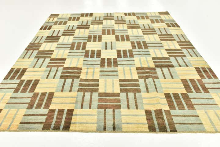 8' x 9' 7 Hand Knotted Modern Ziegler Rug