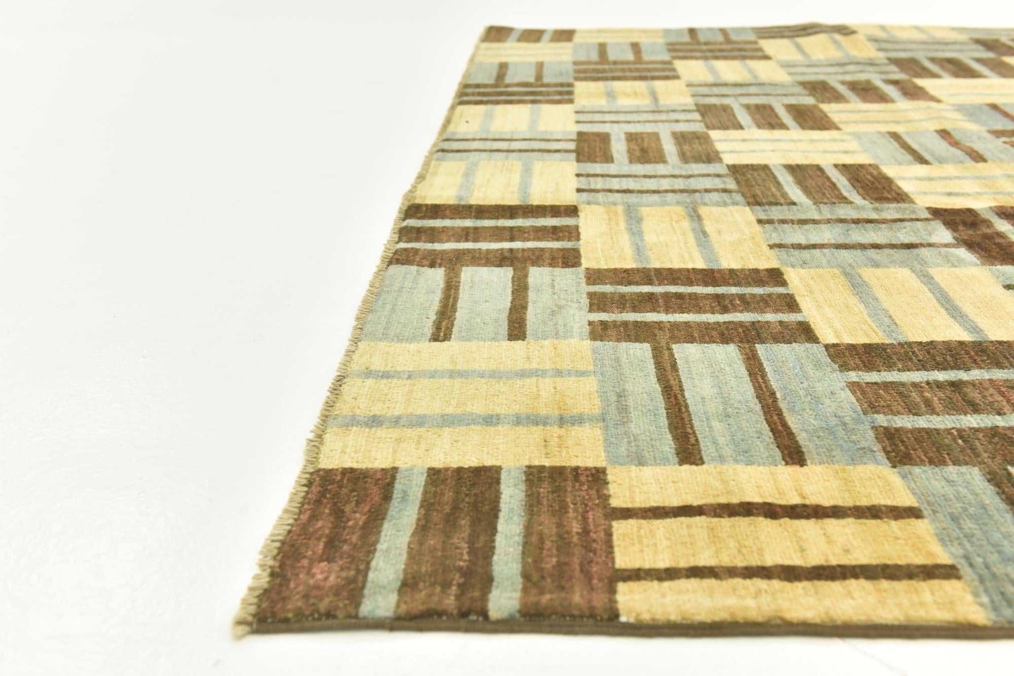 8' x 9' 7 Hand Knotted Modern Ziegler Rug