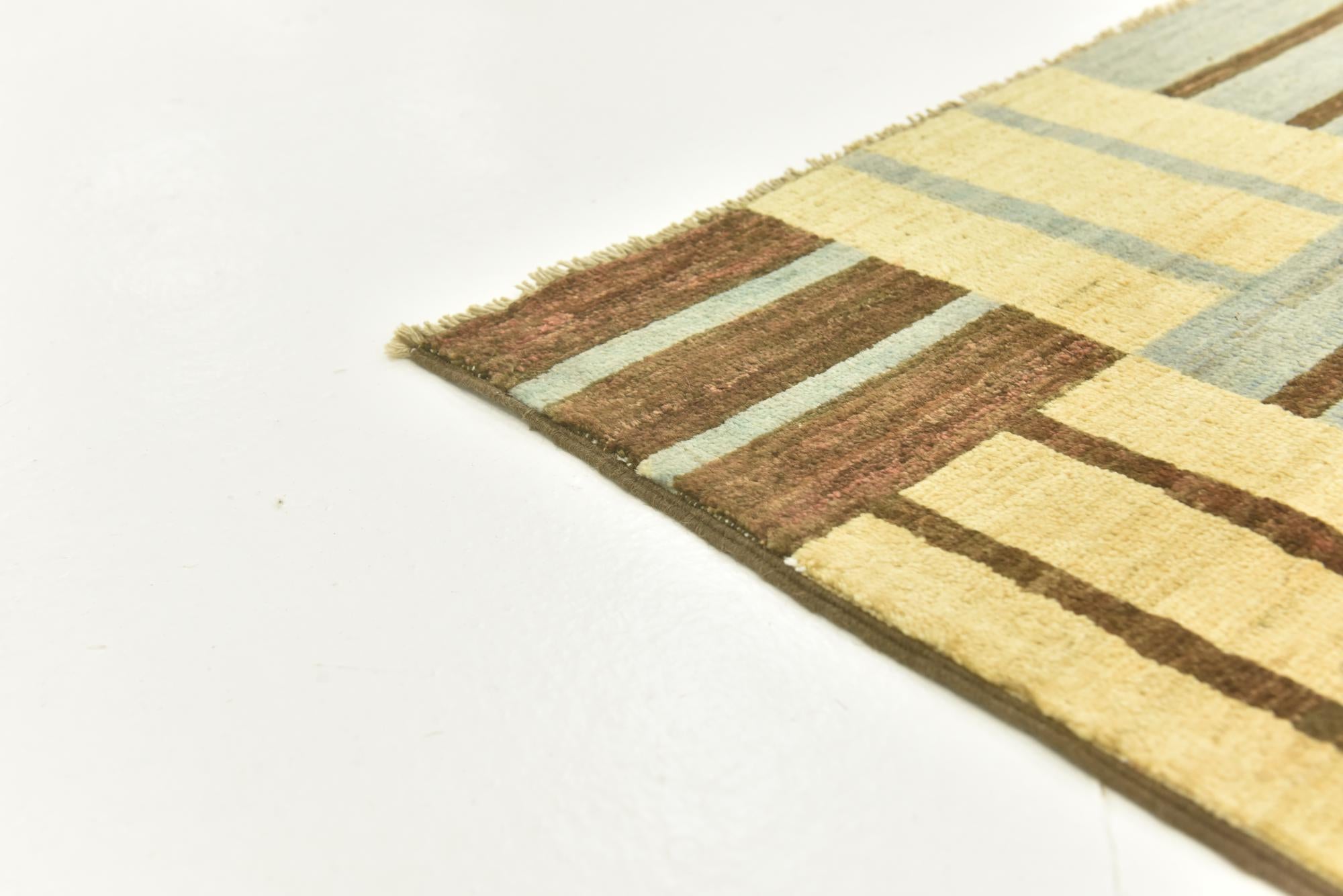 8' x 9' 7 Hand Knotted Modern Ziegler Rug