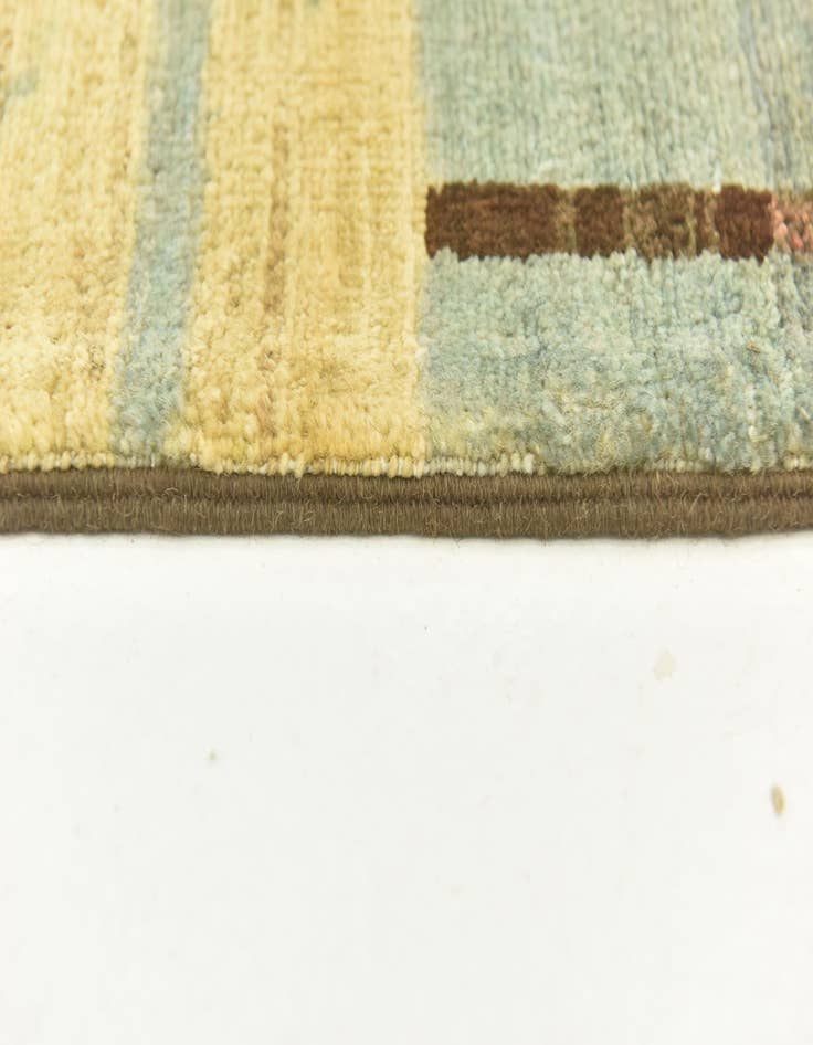 Detail image of 8' x 9' 7  Hand Knotted Modern Ziegler Rug