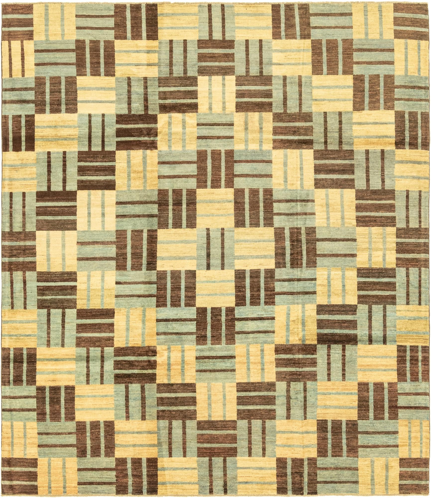 8' x 9' 7 Hand Knotted Modern Ziegler Rug