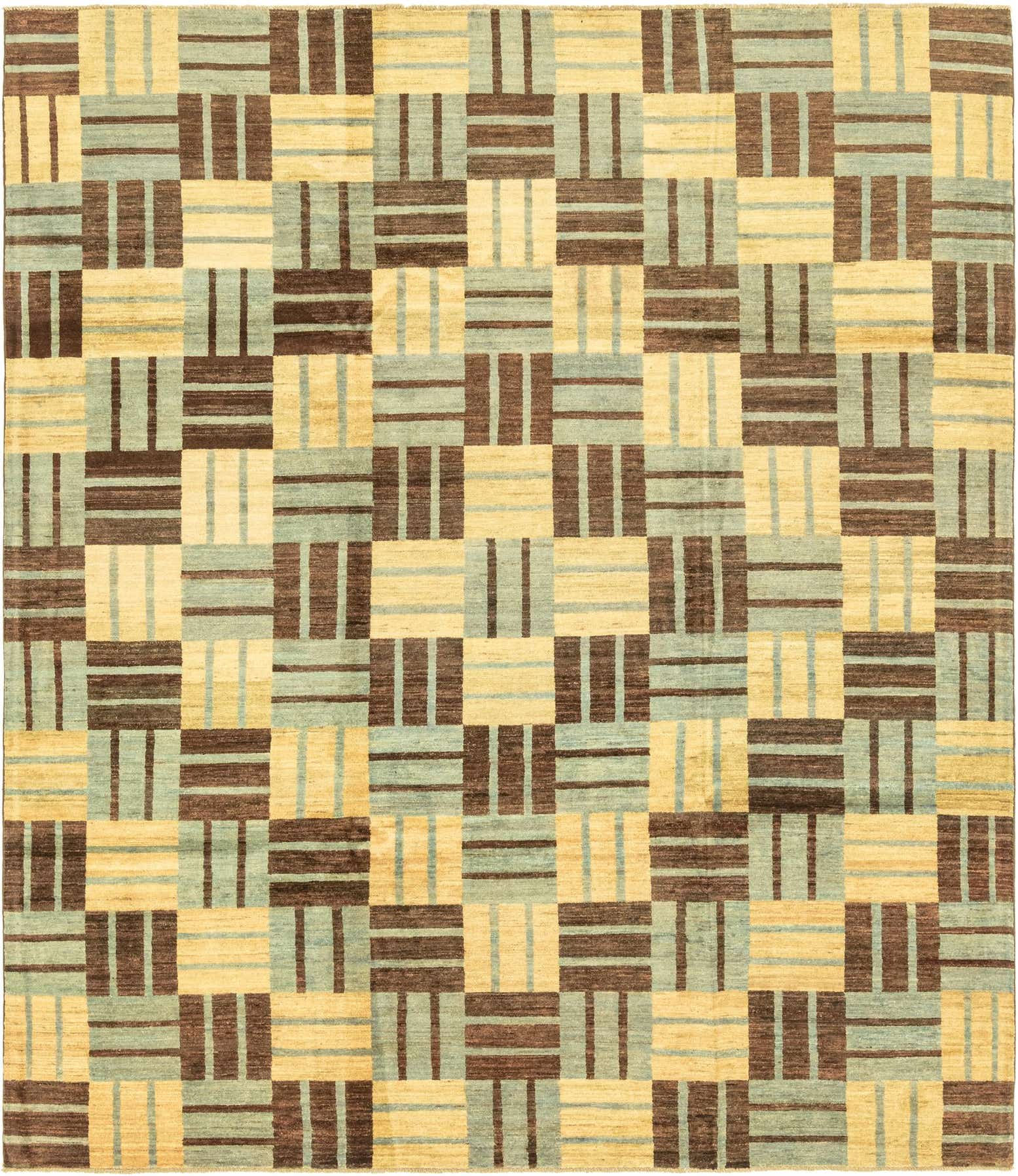 8' x 9' 7 Hand Knotted Modern Ziegler Rug