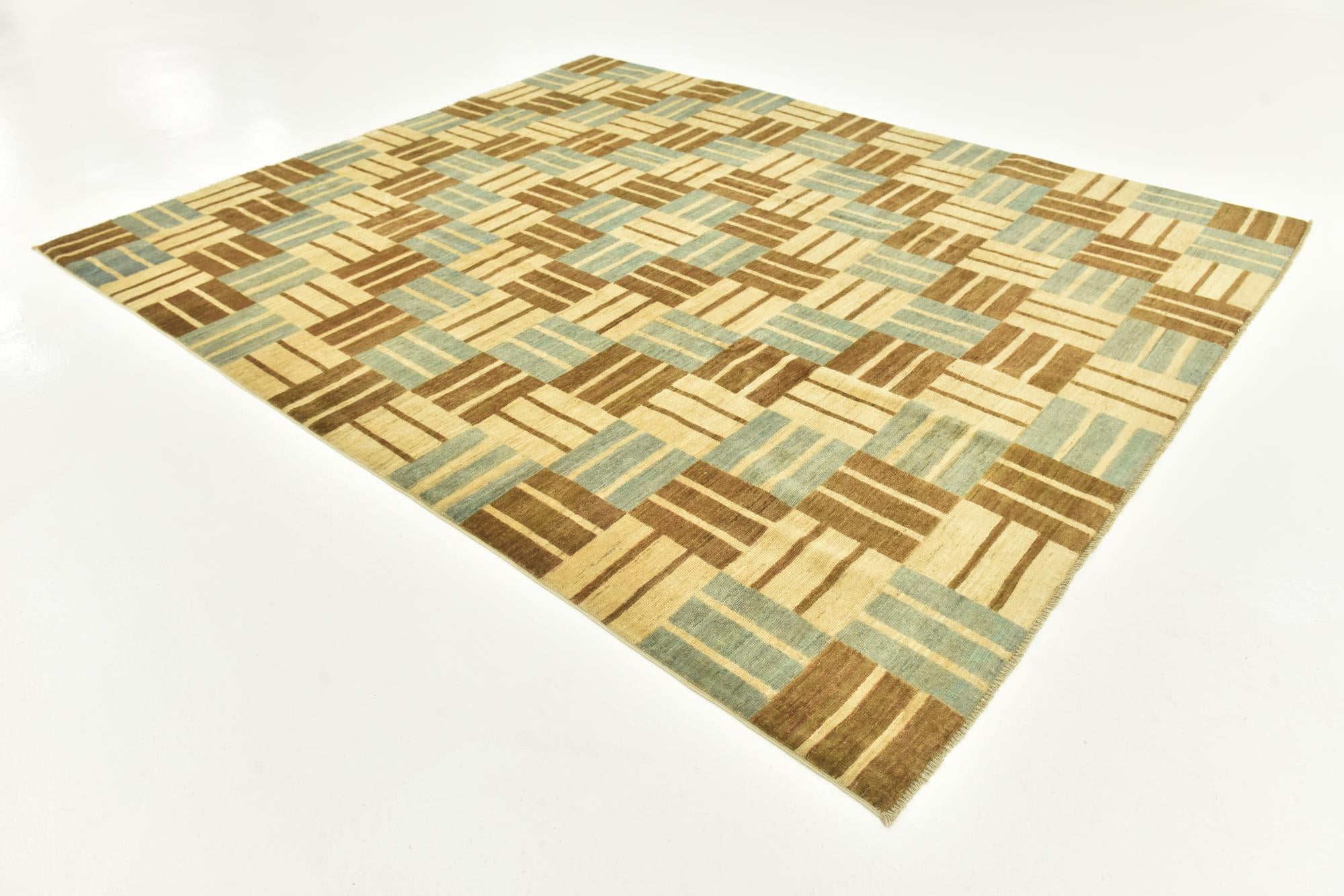 8' 2 x 9' 10 Hand Knotted Modern Ziegler Rug