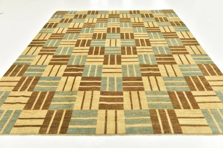 Detail image of 8' 2 x 9' 10 Hand Knotted Modern Ziegler Rug