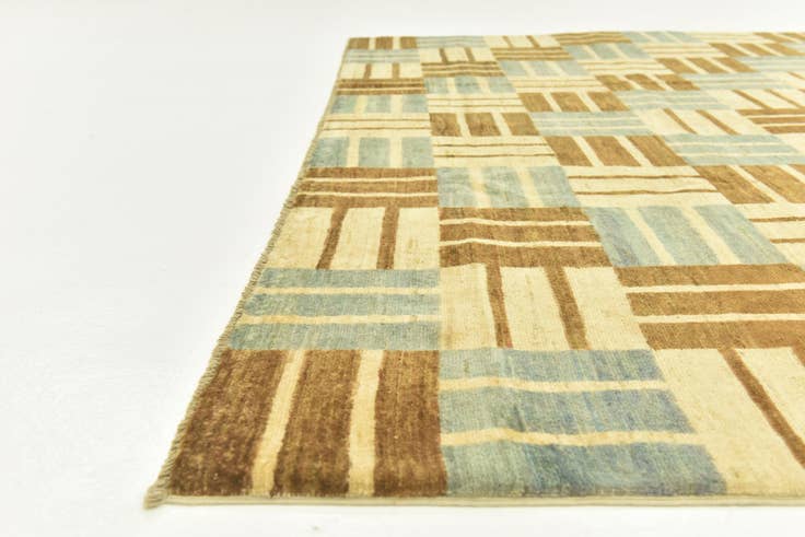 Detail image of 8' 2 x 9' 10 Hand Knotted Modern Ziegler Rug