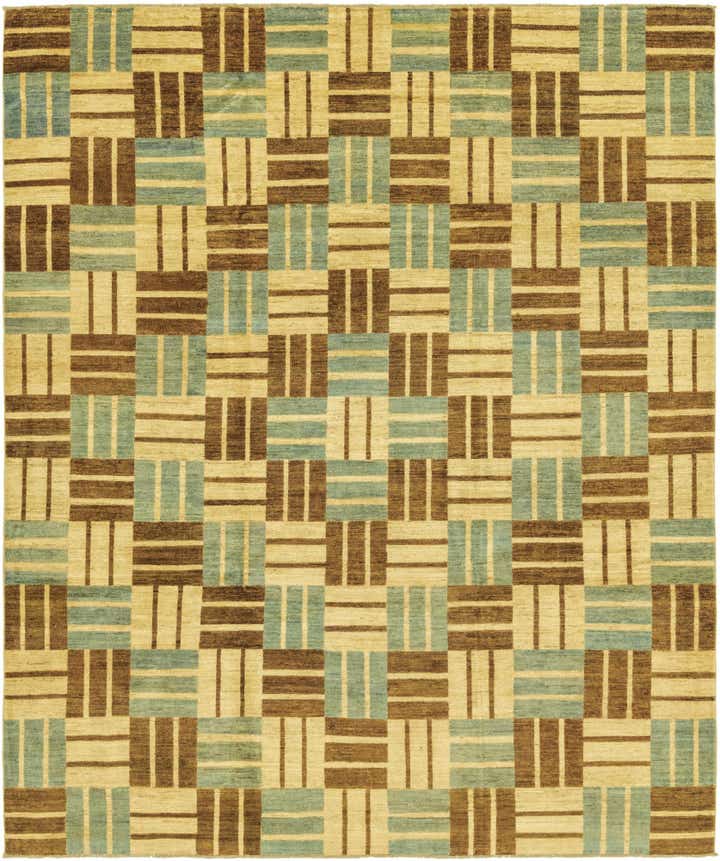 8' 2 x 9' 10 Hand Knotted Modern Ziegler Rug
