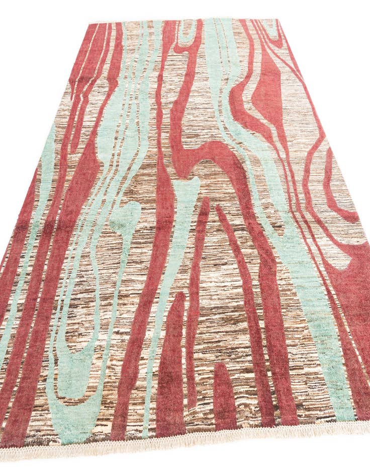 Detail image of 8' 2 x 9' 8  Hand Knotted Modern Ziegler Rug