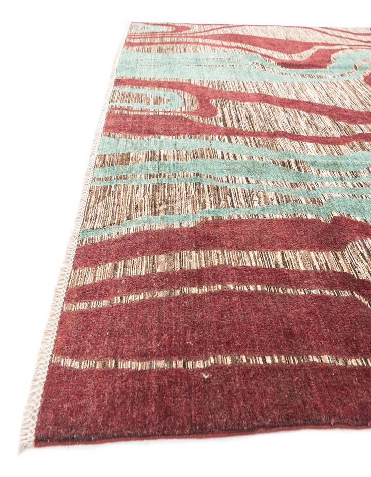 Detail image of 8' 2 x 9' 8  Hand Knotted Modern Ziegler Rug