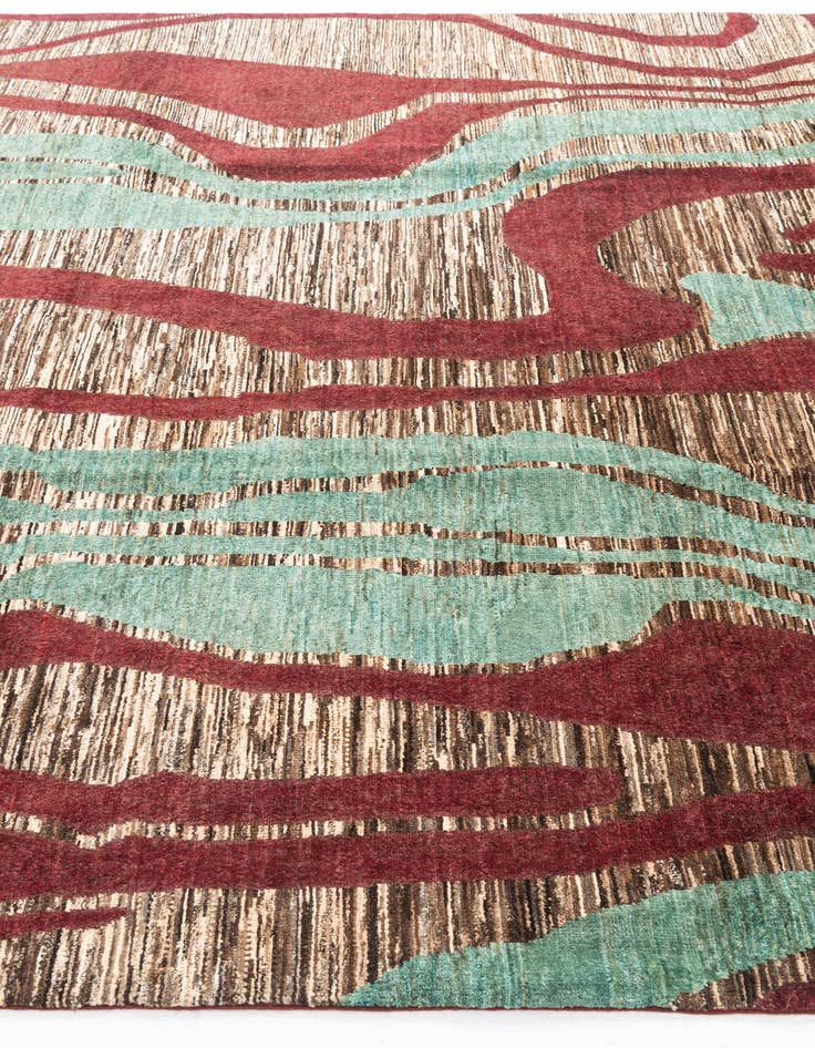 Detail image of 8' 2 x 9' 8  Hand Knotted Modern Ziegler Rug