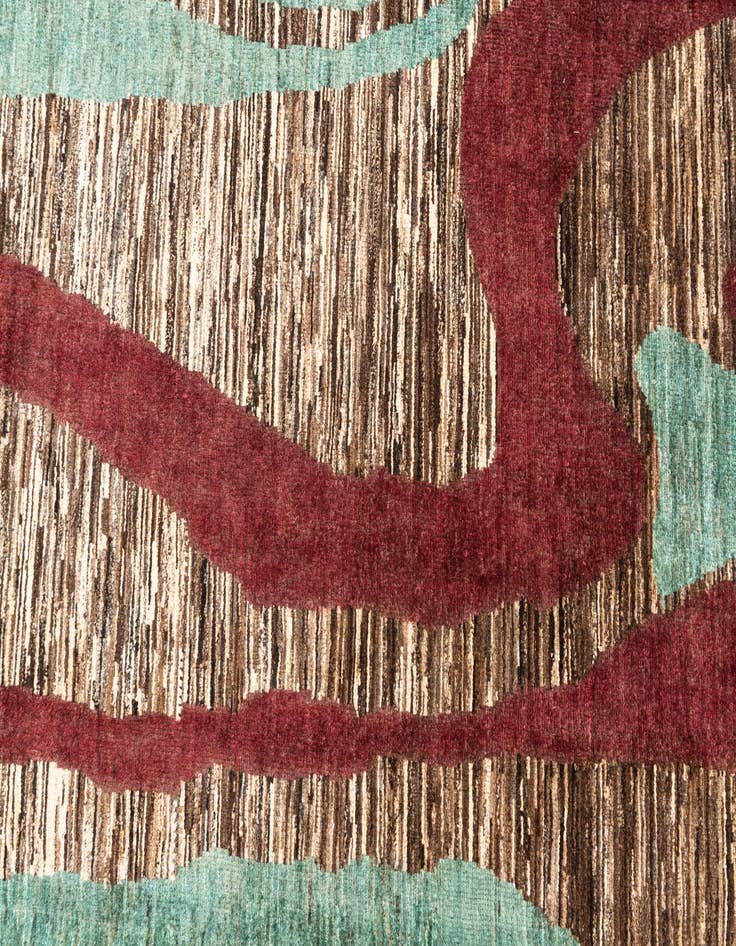 Detail image of 8' 2 x 9' 8  Hand Knotted Modern Ziegler Rug