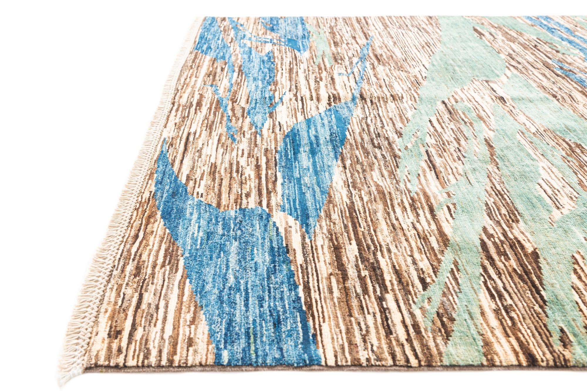 5' 11 x 7' 10 Hand Knotted Modern Ziegler Rug