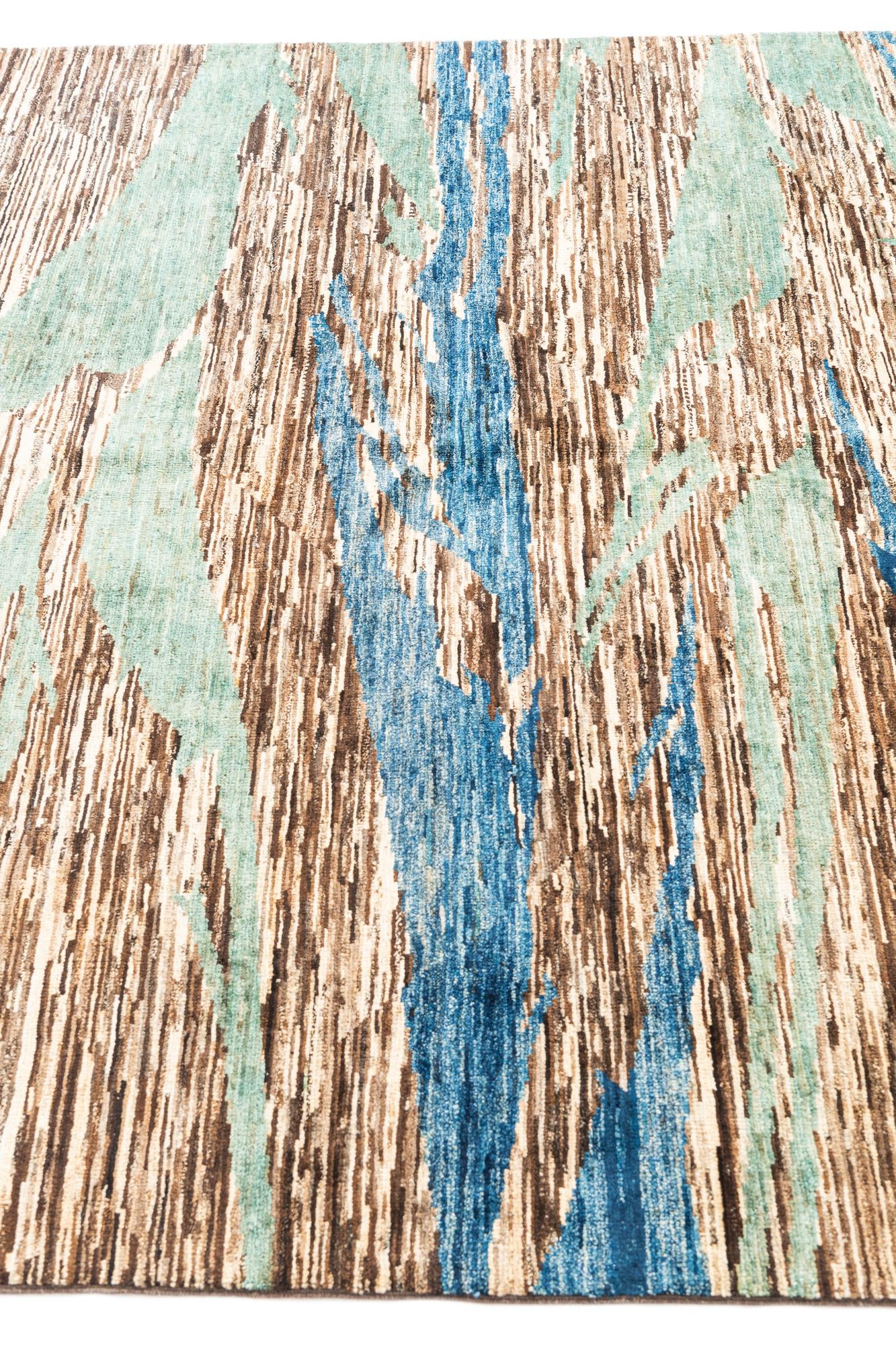 5' 11 x 7' 10 Hand Knotted Modern Ziegler Rug