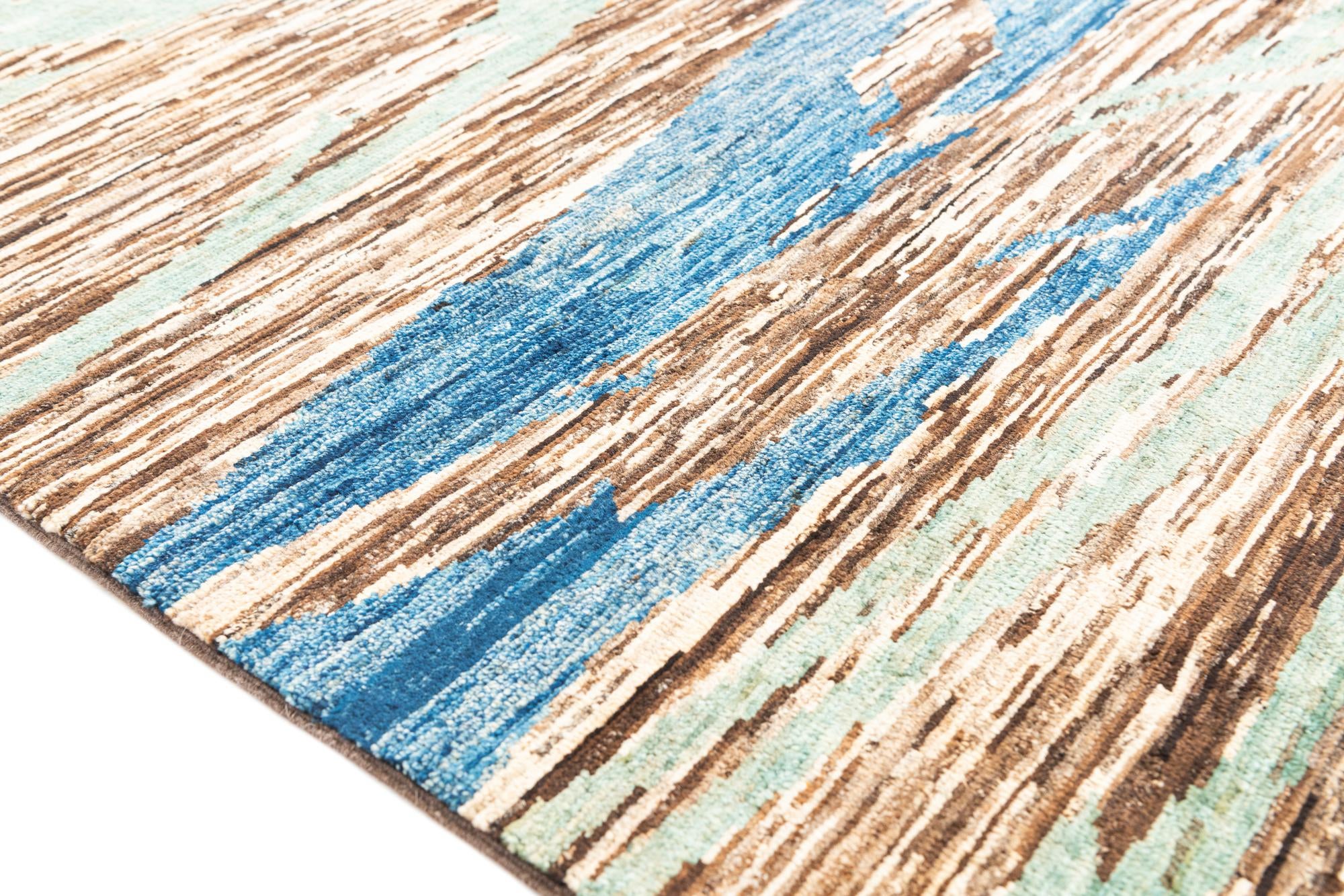 5' 11 x 7' 10 Hand Knotted Modern Ziegler Rug