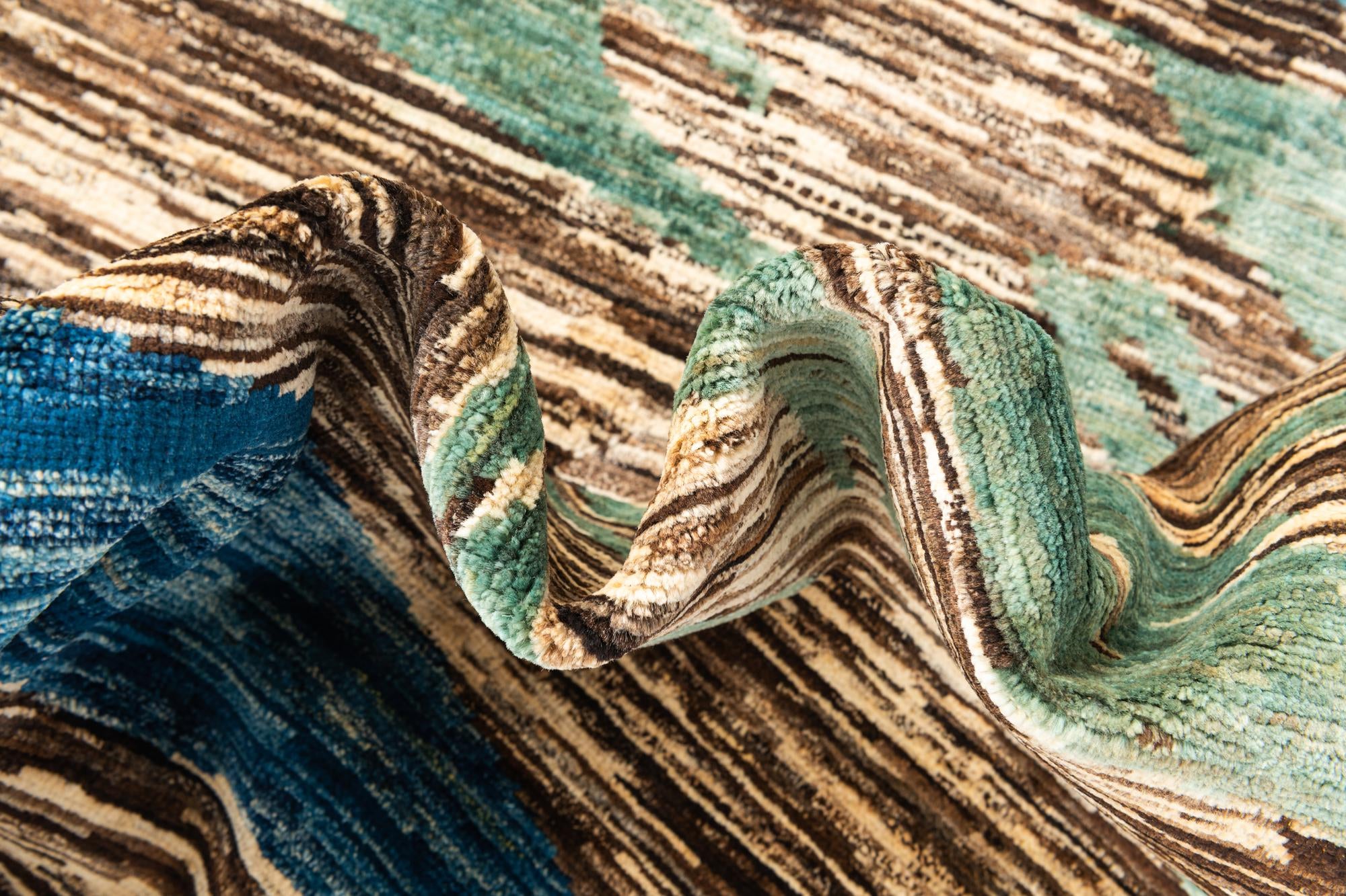 5' 11 x 7' 10 Hand Knotted Modern Ziegler Rug