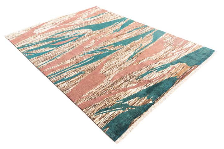 5' 9 x 7' 10 Hand Knotted Modern Ziegler Rug