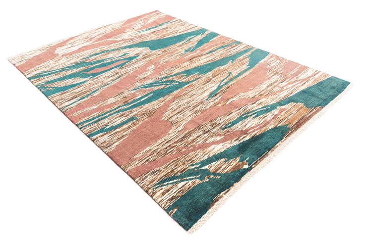 Detail image of 5' 9 x 7' 10 Hand Knotted Modern Ziegler Rug