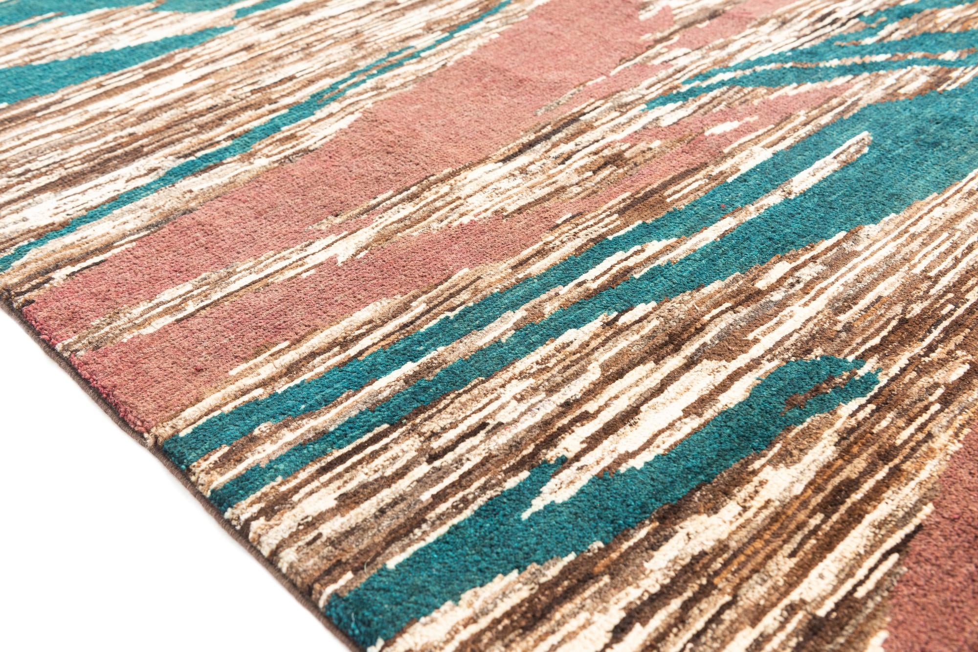 5' 9 x 7' 10 Hand Knotted Modern Ziegler Rug